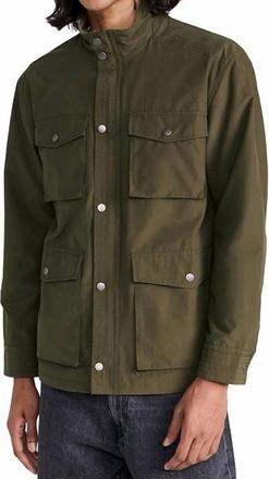 Rails Cardiff Jacket In Dark Olive Green