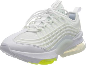 Nike Nike W NIKE AIR MAX ZM950, Womens Running Shoe, White/Mtlc Summit Wht-Barely Volt-Volt-Platinum Tint, 3.5 UK (36.5 EU)