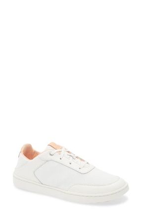 Olukai Kiahuna Sneaker in Bright White /Cantalope at Nordstrom, Size 8.5