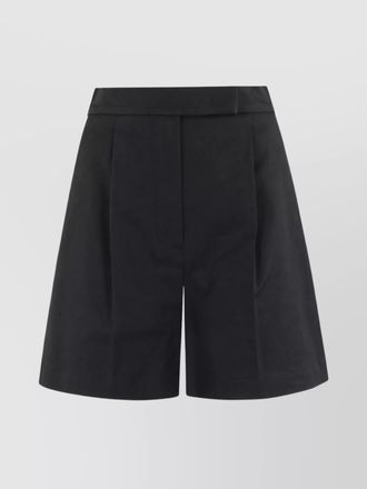 Max Mara cotton tailored shorts