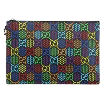 Gucci Pre-owned Canvas Clutch - - Pre-owned - Donna - Multicolore - ONE SIZE