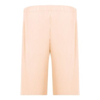 Issey Miyake Mujer, Pantalones cortos, Beige, Talla: L