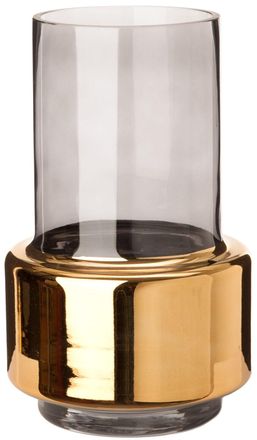 Pols Potten Vase & Windlicht Lobby Smoked Gold - Medium