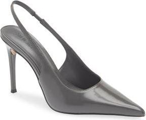 Steve Madden Reyes Pointed Toe Slingback Sandal in Grey Box at Nordstrom Rack, Size 6.5