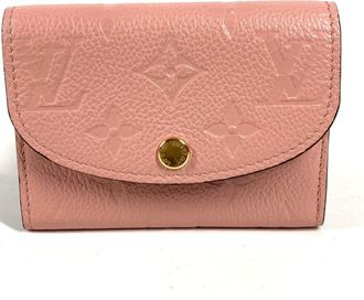 Louis Vuitton Pink Rose Poudre Monogram Empreinte Leather Wallet (Bi-Fold) (Pre-Owned)