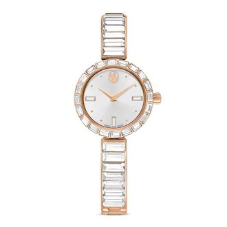 Swarovski Elegante Ros&eacute;gouden Matrix Horloge - Dames - Horloges - Roze - ONE Size - Accessoires