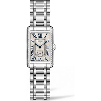 Longines DolceVita Diamond Bracelet Watch, 20.5mm x 32mm in Silver at Nordstrom