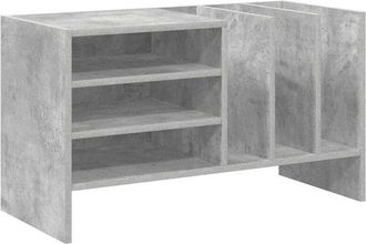 vidaXL Mueble Para Discos De Vinilo Gris Concreto 78.5 X 35 X 45 Cm Vidaxl