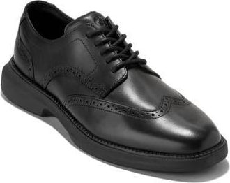 Cole Haan Grand Shadowlite Wingtip Derby in Black /Black /Black at Nordstrom Rack, Size 10.5