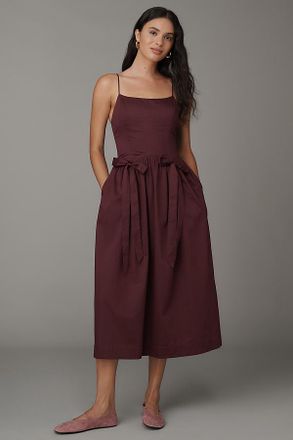 Damson Madder Penelope Apron Midi Dress