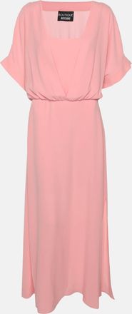 Moschino Boutique Moschino Pink Crepe Maxi Dress