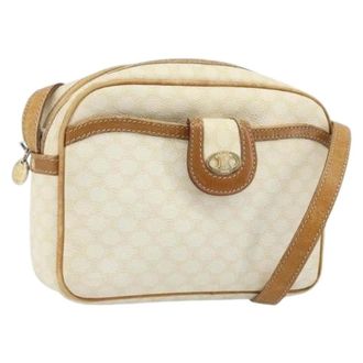 Celine Pre-owned Cross Body Bags, female, Beige, Size: ONE SIZE Pre-owned Vintage Shoulder Bag