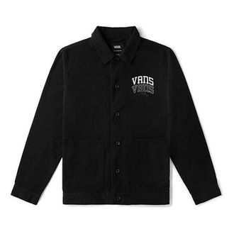 Vans New Varsity Drill Chore Coat Jacket Black VN0A5DYSBLK