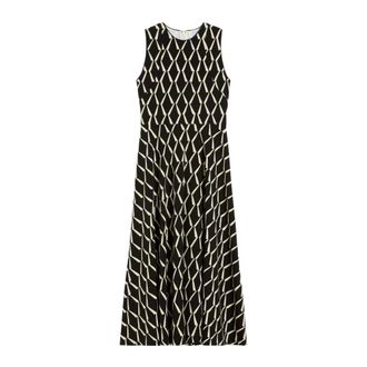 Max Mara Midi Dresses, female, Black, Size: XS Vestido tejido jersey