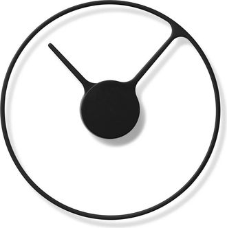Stelton Time Wanduhr 30 cm, schwarz
