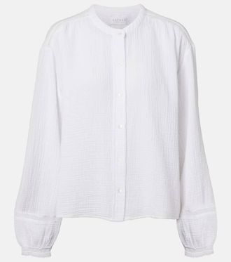 Velvet Taria cotton muslin shirt