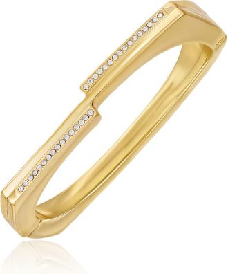 Vince Camuto Pav&eacute; Hinge Cuff Bracelet in Gold at Nordstrom Rack