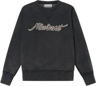 Isabel Marant Rise Sweatshirt - Dames - Sweatshirts - Zwart - L - Katoen - Hoodies & sweatvesten