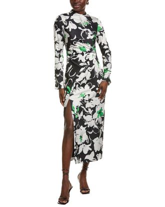 Lela Rose Draped Sheath Dress