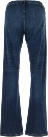 Gucci Mens Stretch Denim Jeans Blue Cotton Elastane