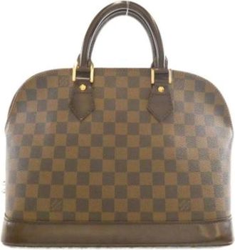 Louis Vuitton Pre-owned Handbags, female, Brown, Size: ONE SIZE Pre-owned Alma PM Handbag