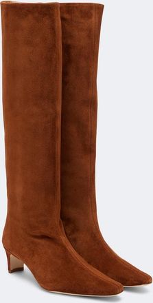 Staud Wally suede knee-high boots