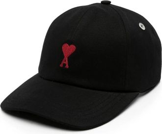 Ami Caps, male, Black, Size: ONE SIZE De Coeur Embroidery Cap