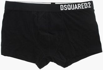 Dsquared2 Solid-Color Boxer with Contrast Logo size M