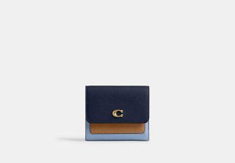 Coach Mila Small Flap Wallet In Colorblock
