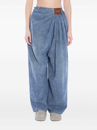 Loewe Jeans drappeggiati - Blu