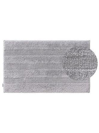 benuta Alfombrilla de ba&ntilde;o gris claro 50x80