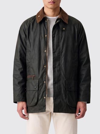 Barbour Beaufort Windproof Waxed Cotton Jacket with Velvet Collar