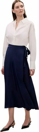 Rebecca Taylor Irie Silky Skirt in Navy at Nordstrom, Size X-Large