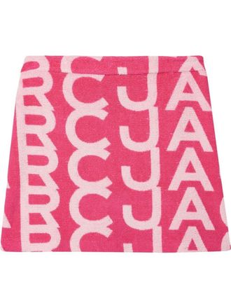 Marc Jacobs The Monogram Terry miniskirt - women - Cotton/Polyester - S - Pink