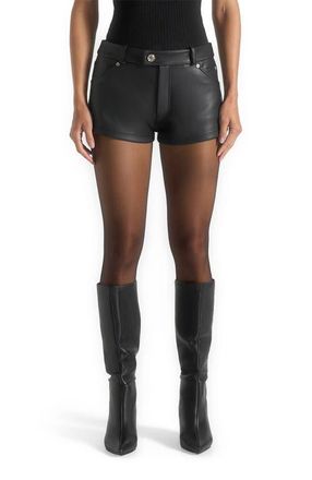 Mani&egrave;re De Voir Samia Mini Shorts in Black at Nordstrom, Size 10