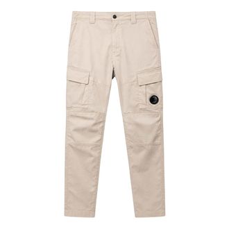 C.P. Company Slim-fit Trousers, male, Beige, Size: XL 20Cmpa743A Cargo Stretch Trousers