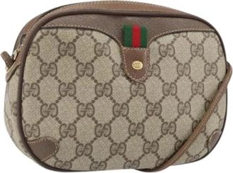 Gucci Pre-owned Cross Body Bags, female, Beige, Size: ONE SIZE Pre-owned Cross Body Bag