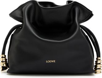 Loewe Flamenco Mini Leather Clutch - Black - One Size