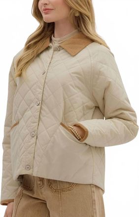 Entro Bar Harbor Jacket In Sand