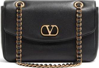 Valentino Garavani Borsa a Spalla VLogo Chain - - Bags - Donna - Nero - ONE SIZE