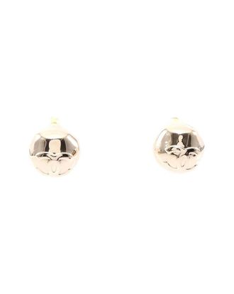Chanel Plated Coco Mark Earrings (Authentic Pre-Loved)