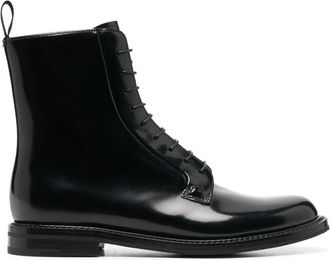 Churchs Alexandra lace-up Derby boots - women - Calf Leather - 38 - Black