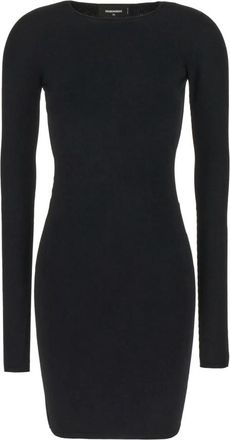 Dsquared2 Korte Jurk - Dames - Korte kleedjes - Zwart - M - Kleedjes