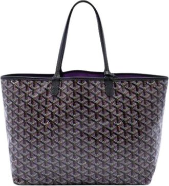 Goyard Pre-owned Saint Louis Claire Voie Tote - Dames - Vintage Shopper - Zwart - ONE Size - Leer - Vintage