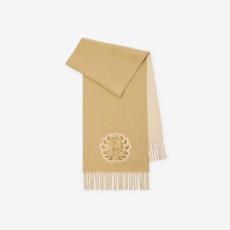 Burberry B Crest Cashmere Scarf