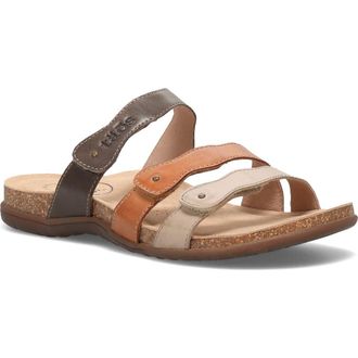 Taos Scribble Slide Sandal in Brown Multi at Nordstrom, Size 11