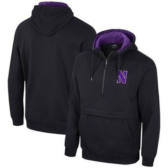 Colosseum Mens Colosseum Black Northwestern Wildcats Half-Zip Hoodie at Nordstrom, Size Xx-Large