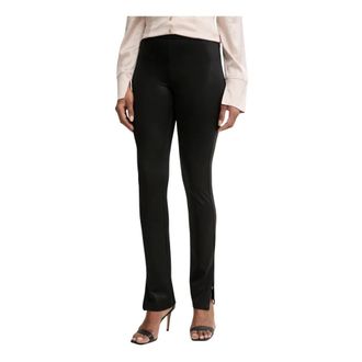 Liu Jo Slim Fit Split Hem Leggings - Dames - Broeken - Zwart - Maat: XS Polyamide