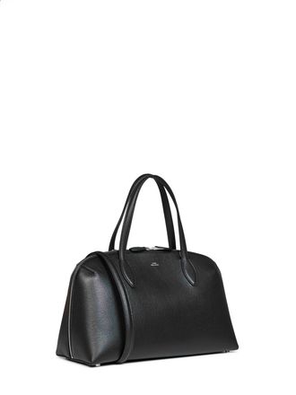 Toteme Womens Tote Bag Black Calf Leather Shoulder
