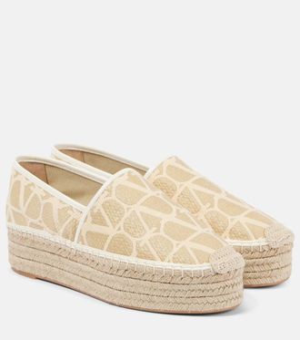 Valentino Garavani Espadrillas Toile Iconographe